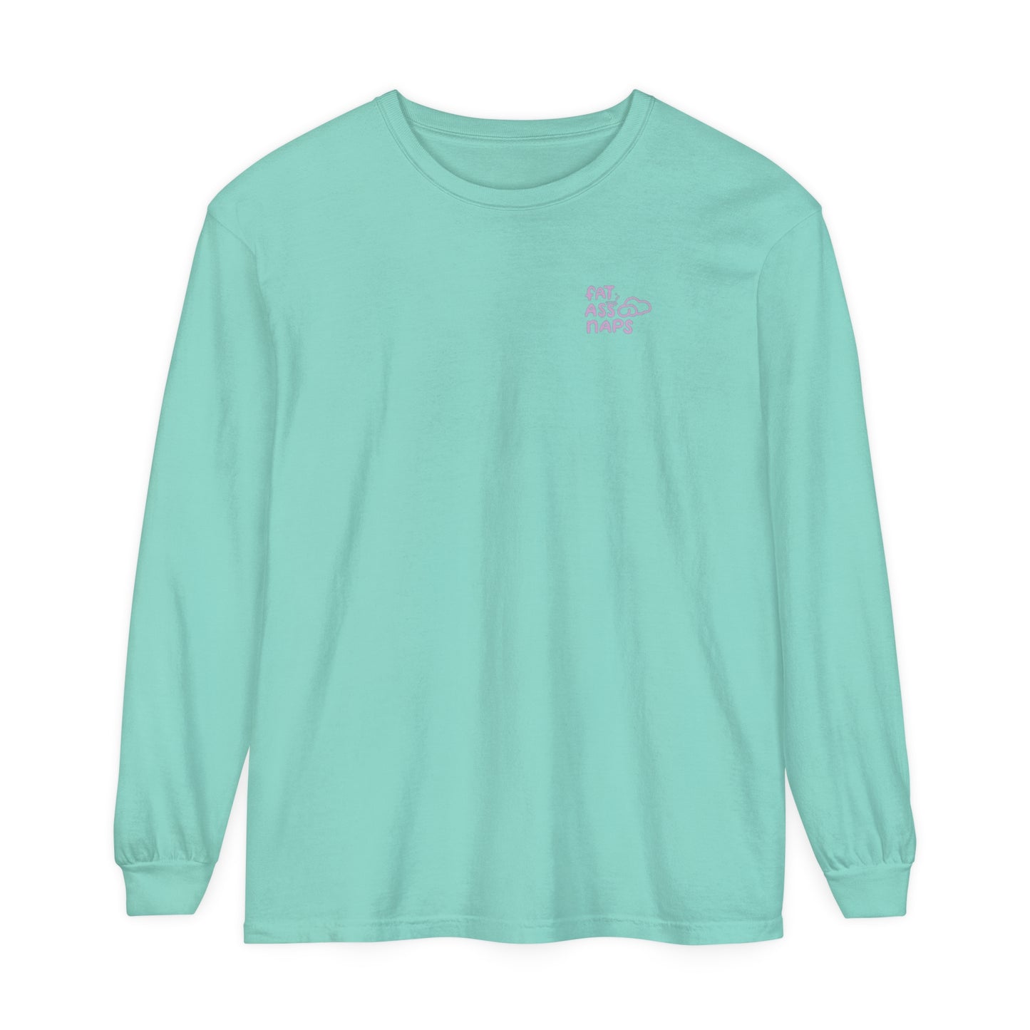 Comfort Long Sleeve Tee [bubble gum logo]