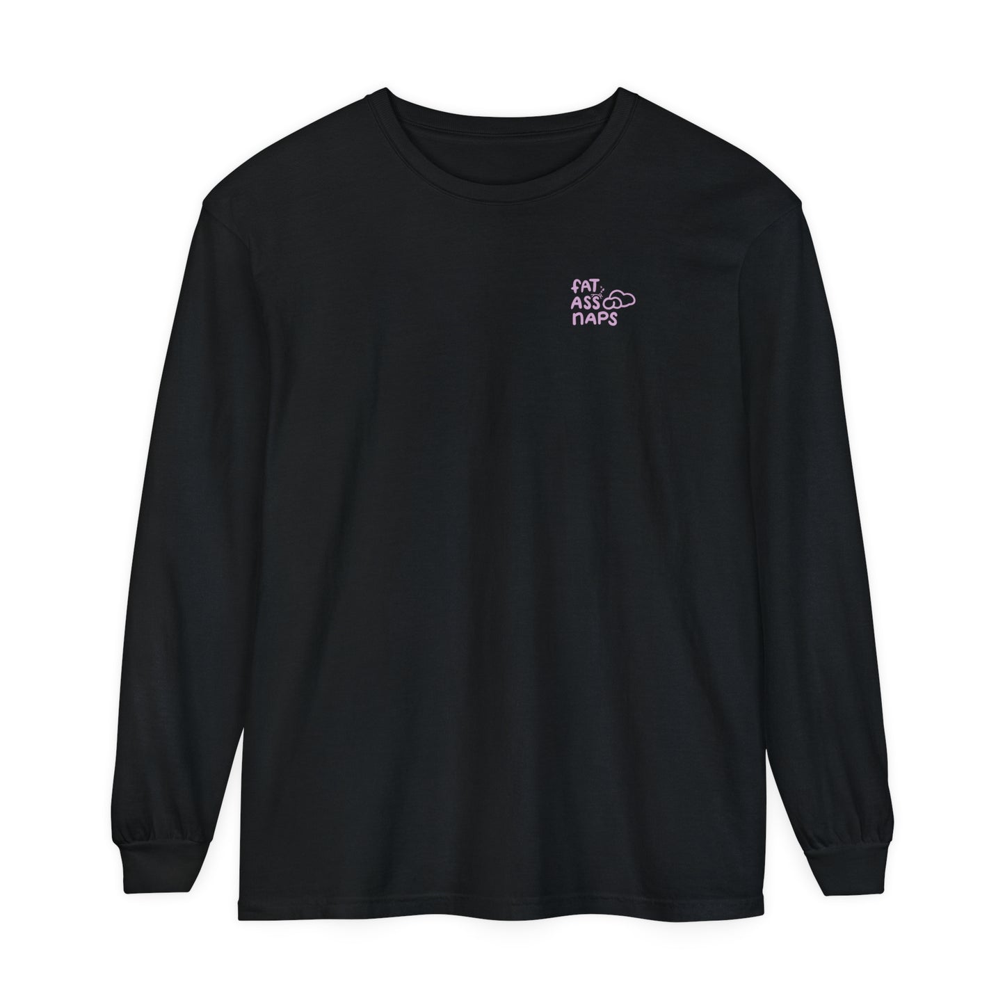 Comfort Long Sleeve Tee [bubble gum logo]