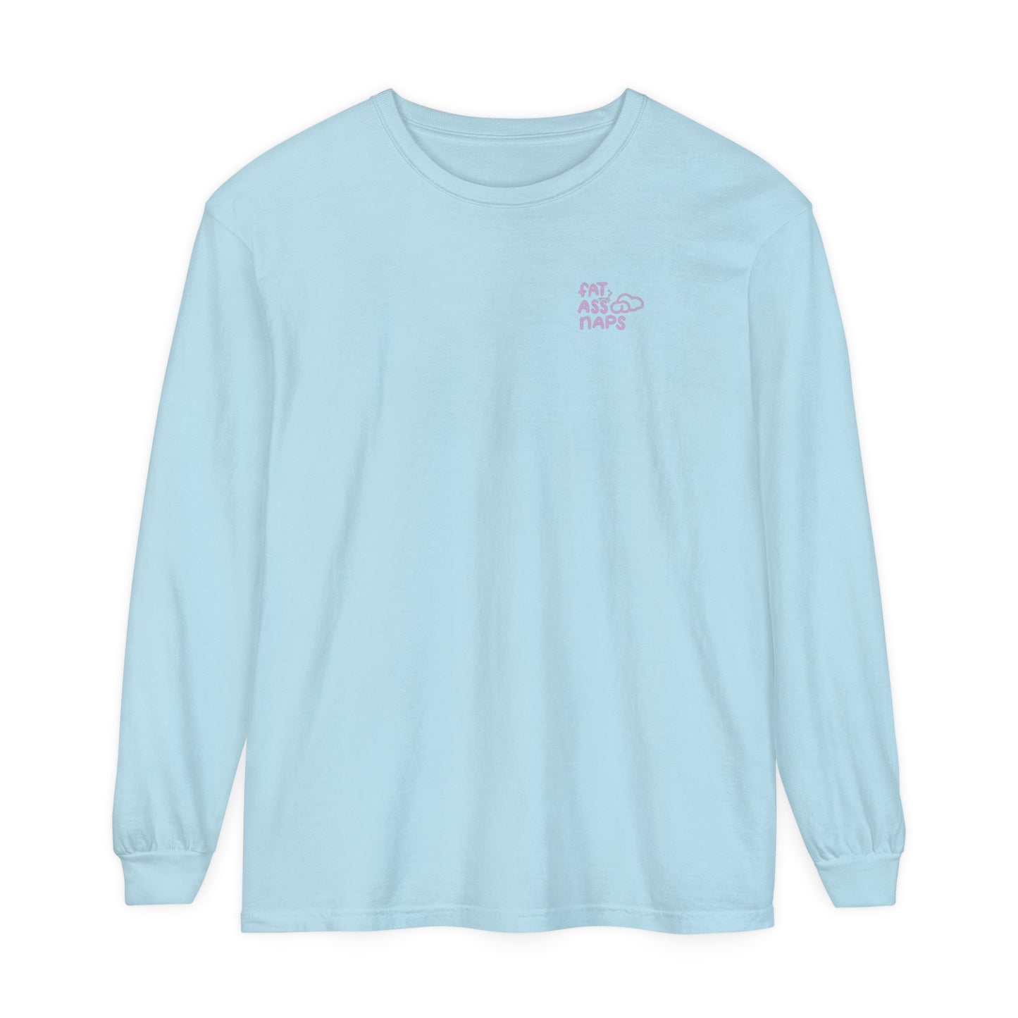 Comfort Long Sleeve Tee [bubble gum logo]